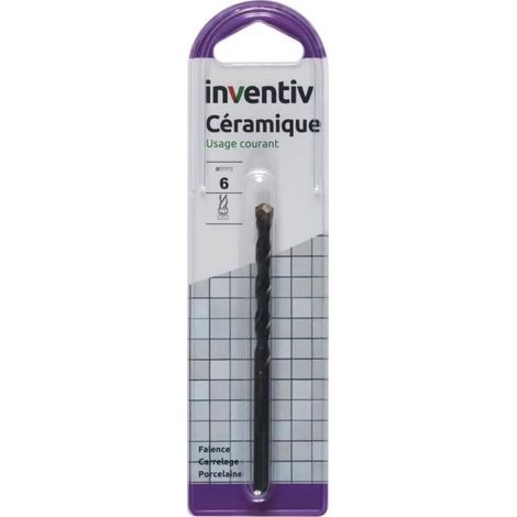 Foret céramique Inventiv 6 mm - Perçage précis de carreaux