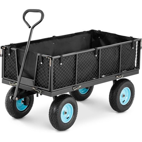 Chariot de plage - hillvert - Roues en caoutchouc - Capacité de charge: 550 kg - Pliable (1/7)