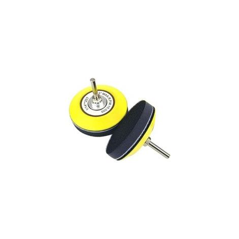 2pcs Plateau de Ponçage 75mm Plateau de Polissage avec pouce Mandrin Disques Abrasifs Velcro Assiette de Ponçage Tampon de ponçage Auto-agrippant pour Outil Perceuse Meuleuse d'angle (1/5)