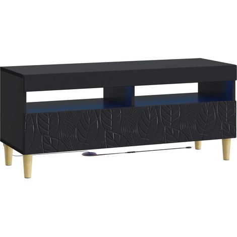 vidaXL Mobile TV LED Nero Legno ingegnerizzato (1/5)