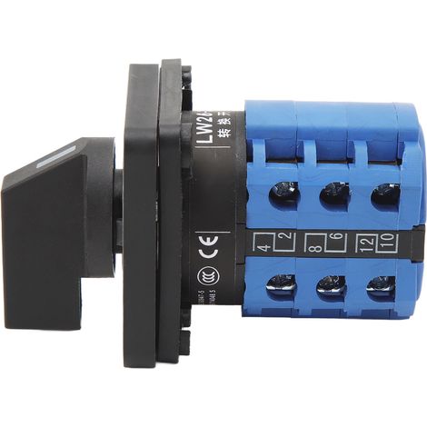 Commutateur sélecteur inverseur universel 3 positions transfert double alimentation DC 220V AC 380V en PA (1/5)