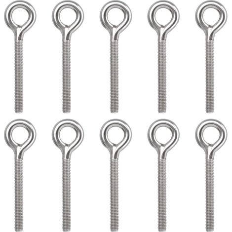 Boulon d’Ancrage Annulaire Inoxydable M8   Pack de 10 Pièces en Acier 304, Vis d’Expansion et Fixation