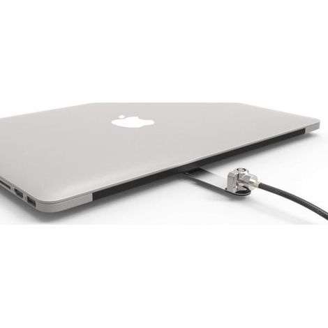 Supporto di sicurezza Maclocks Compulocks BLD01KL in alluminio, compatibile con dispositivi fino a 174 mm di lunghezza, 41 mm di larghezza e 8 mm di spessore, colore Argento (1/4)