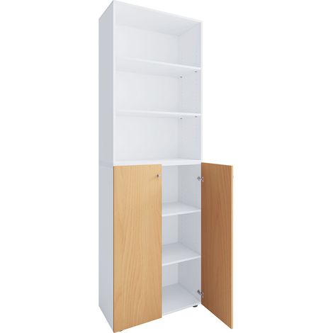 Büroschrank Aktenschrank Regal Lona 6f (1/3)