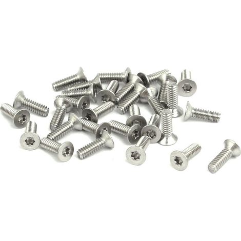 30PCS M1.6x5mm T4 304 acier inox vis plate tête Torx (1/3)
