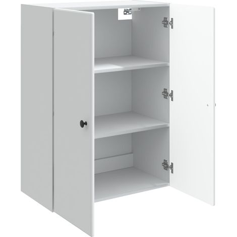 Armadietto a muro Mobiletto a muro Bianco 66 x 34,5 x 90 cm Legno ingegnerizzato DAS446971 (1/5)