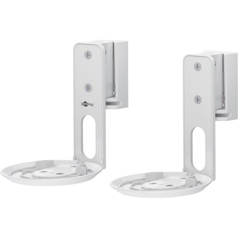 Soporte de pared para altavoz modern era 1 flex, blanco, 2 piezas, compatibles con sonos era 100, soporte de altavoz inclinable y giratorio.
