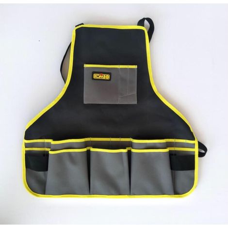KOMBO Grembiule Portautensili 2 asole portamartello/6 tasche inserti grandi/5 medie