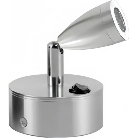 (1 Pièce)12V LED Spot Liseuse Interrupteur Réglable Lumière Chaude Pour RV Type Bateau LED Intérieur Lumières (1/5)