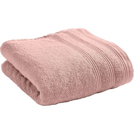 Serviette de toilette - COTON PUR - Spa - 50 x 100 cm - 400 g/m² - Vieux Rose (1/4)