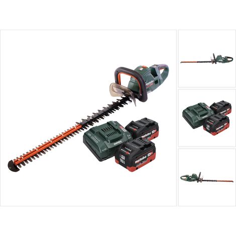 Metabo HS 18 LTX BL 75 Akku Heckenschere 18 V 75 cm Brushless + 2x Akku 10,0 Ah + Ladegerät