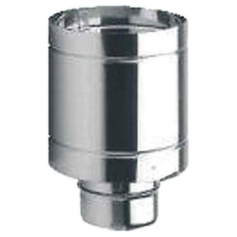 FUMAIOLO INOX TONDO 'ANTIVENTO' Ø 160 mm
