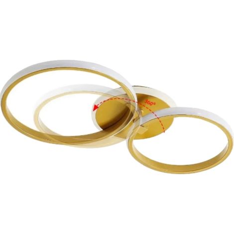 Plafonnier, Design Moderne, Éclairage Lumineux, A0301, M, Blanc Froid (1/2)