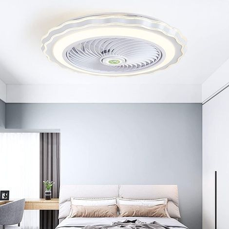 Ventilateurs de Plafond , Ventilateurs de Plafond Led Modernes 36W Avec Lumières Et Télécommande 3 Vitesses Mute Fan Light Pour Chambre Salon Ventilateur de Chambre Pour Enfants Plafond, (1/5)