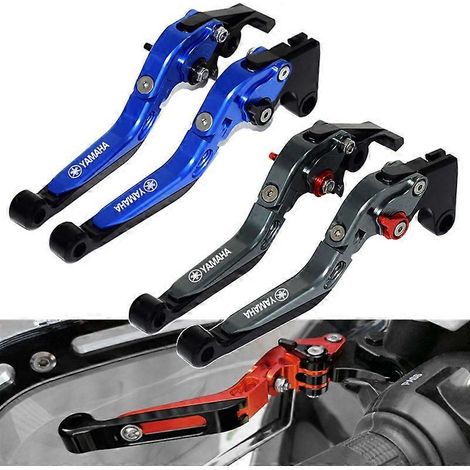 Compatible avec Yamaha MT03/07/09 YZF-R1/R3/R6 : biellette de frein, d'embrayage et de guidon modifiée – Or (1/5)