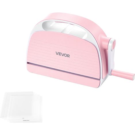 Machine de Découpe et de Gaufrage Manuelle, Ouverture 152 mm, Machine à Découper Portable avec Plaques de Découpe, Poignée Ergonomique, pour Loisirs Créatifs, Scrapbooking, Cartes et Bricolage (1/5)