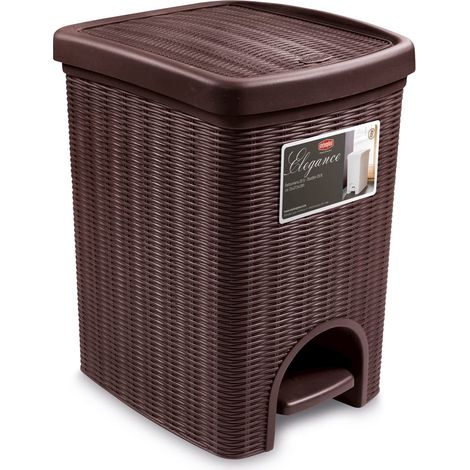 Pattumiera Bidone a Pedale elegance Moka stefanplast 20 litri (1/3)