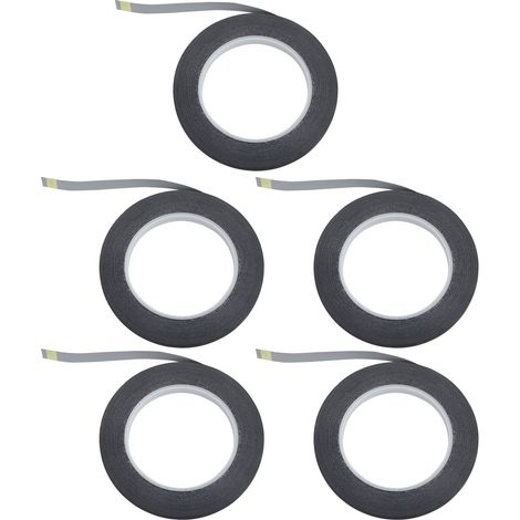 5 Bobines Ruban Adhésif Acétate 0,22mm Épaisseur 10mm Largeur 30m Longueur Ignifuge Antifeu Isolation Câblage Appareil Électrique (1/5)