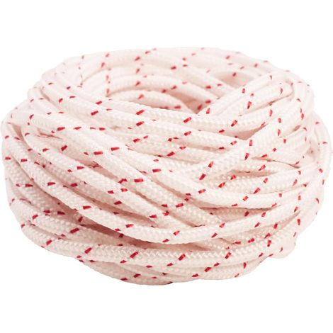 10 mètres corde lanceur tondeuse 4mm, corde lanceur motoculteur tronconneuse (4mm 10m) (1/5)