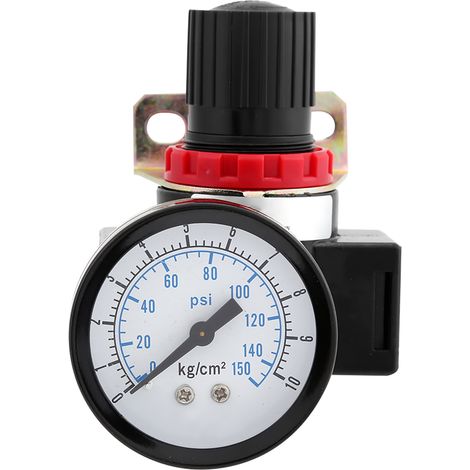 BR3000 G3/8'' Luftkompressor-Druckregelventil mit Manometer (1/5)