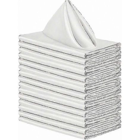 Serviette de table unie – Polyvalente et réutilisable – pour la maison et les fêtes