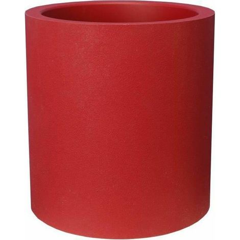 Riviera Granit Rundtopf 50 cm Rot für den Garten