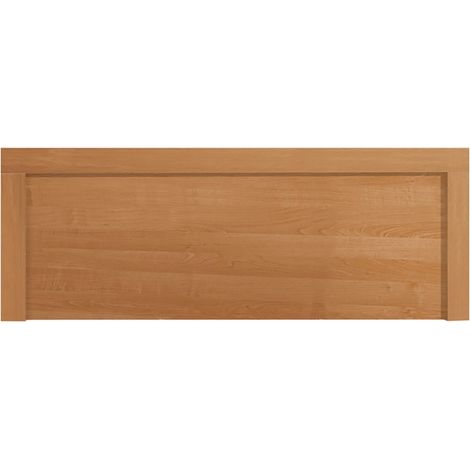 Tête de lit pour lits de 135 et 150 cm avec moulure couleur cerisier - Longueur 155 x Hauteur 60 x Profondeur 3 cm (1/4)