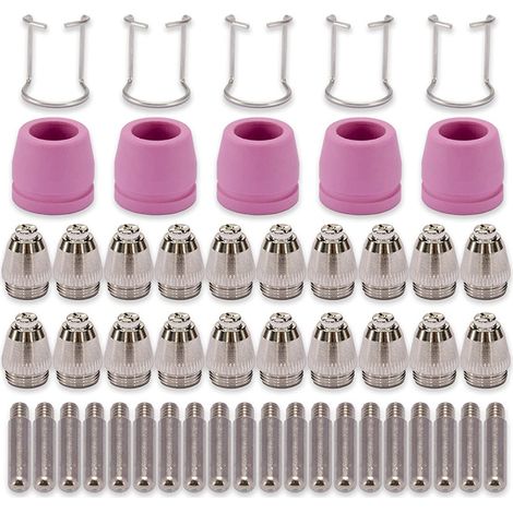 AG60 -55 WSD-60 Plasma Cutter Torch Tip Buses Consommables Kit Accessoires 50PK (1/5)