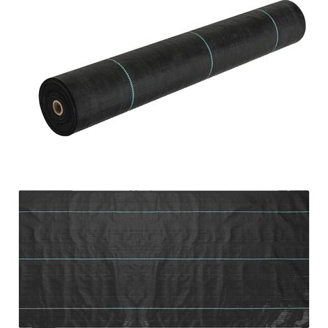 Barrière de désherbage, lourde, résistante aux UV, 6.5x330ft 3.2Oz (1/2)