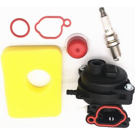 Carburatore per motore per tosaerba Briggs & Stratton serie 450E, codici articolo 799583, 593261, 595656, 591979 e 591160, 125 cc (1/5)