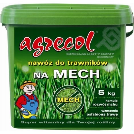Fertilizante para césped para musgo 5 kg