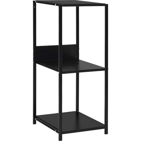 Maison Exclusive - Scaffale Libri Piccolo Dritto Nero 33,5x39,6x79,7cm Multistrato