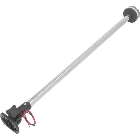 23,6-Zoll-Bootsmastleuchte, 1,5 W, 8 LEDs, 2 Seemeilen Sichtweite, 4500 K Weißlicht, 360°-Beleuchtung, IP65, 12 V DC Ankerlicht (1/5)