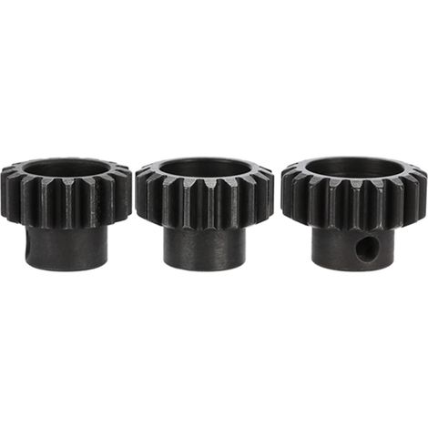 Pignon en métal M1 diamètre 5mm 17 à 22 dents pour moteur de buggy et camion RC 1/8 échelle