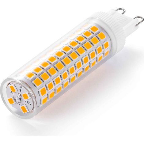 Lot de 5 ampoules LED G9 blanc chaud sans scintillement, ampoule halogène G9 à 360° (1/4)