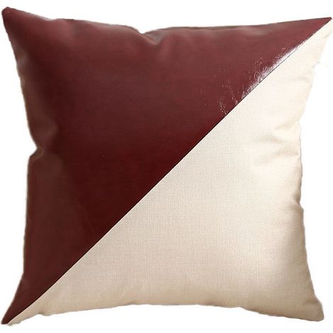 Housse de coussin style Ins, moderne et simple, convenant à la maison, au canapé et à la voiture. (1/4)