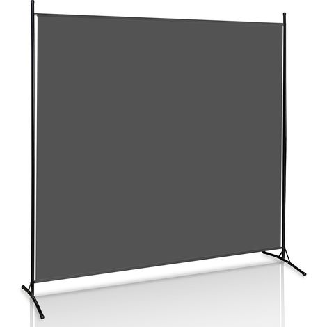 Wolketon Paravent Outdoor Trennwand Homestyle Balkon Garten Raumteiler verlängerbar Anthrazit (1/4)