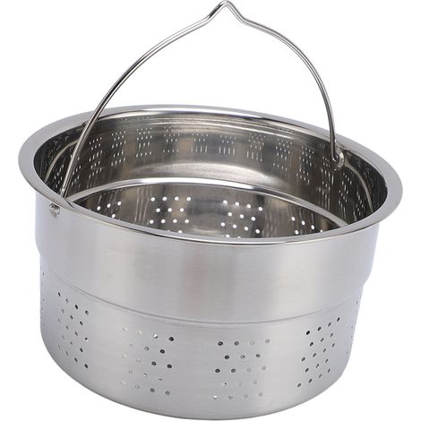 Pentola per la cottura a vapore per cestello del robot da cucina TM5 TM6, utensile da cucina in acciaio inox. (1/5)