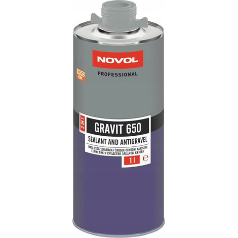 Novol Gravit 650 - Masilla selladora y agente protector de carrocería 2 en 1