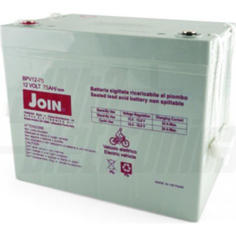 Alpha elettronica batteria piombo agm 12v 75ah alpha elettronica bpv12-75 avvitabile (1/2)