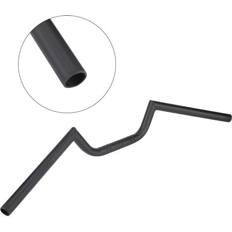 Barre de guidage moto tracker universelle, pièce de rechange style drag bar (Noir) (1/5)