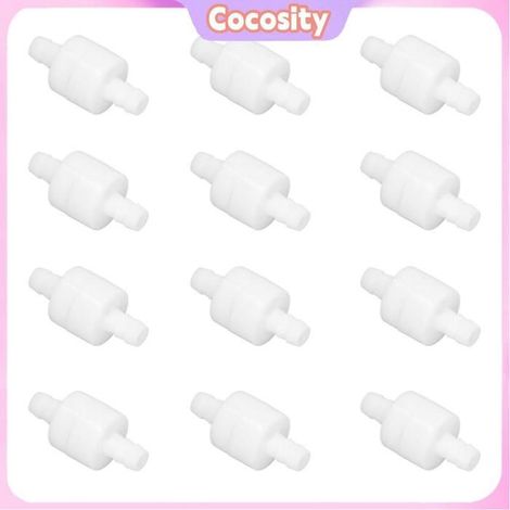 Cocosity Clapet anti-retour unidirectionnel Clapet anti-retour avec ressort, clapet bricolage belier 8mm/0,31 pouces (blanc) (1/5)