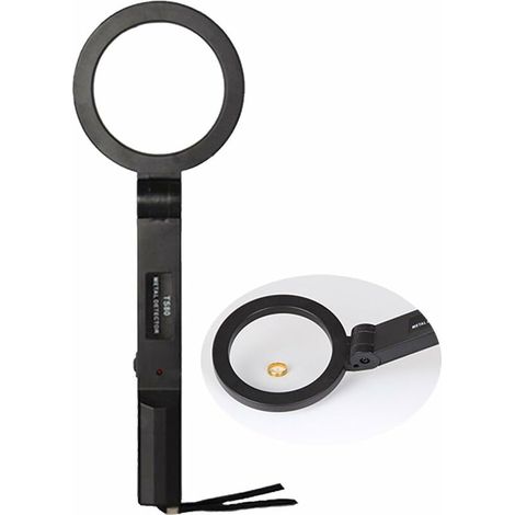 Détecteur de métaux portatif - Capteur métallique de sensibilité portable pour l'inspection de la sécurité, l'alarme, le bruit et l'indicateur LED - Trouver le métal pour la sécurité