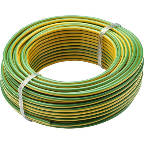 DEBFLEX - BOBINOT HO7V-U 2.5 MM² 25M JAUNE/VERT - 111345
