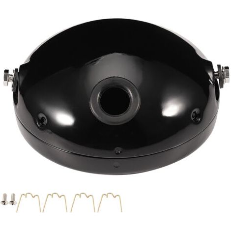 QORVA
-Couvercle de phare avant LED 7 pouces pour moto, modification, style noir