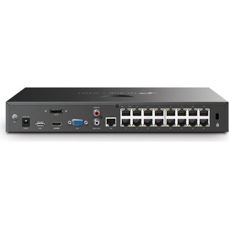 Registratore Video di Rete TP-Link VIGI a 16 Canali PoE+ con Supporto NVR2016H-16MP, Soluzione di Sorveglianza IP Professionale