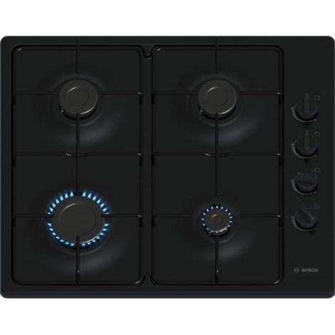 Piano cottura a gas da 60 cm, 7500 W, 4 fuochi, nero - PBP6B6K80 - Bosch (1/2)
