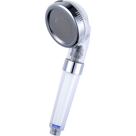 Lot de 10 filtres en coton PP, triple filtration, 3 niveaux de pression, économie d'eau, universel, pour pommeau de douche. (1/5)