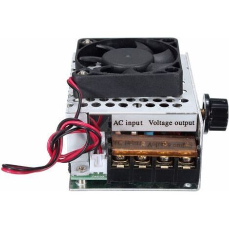 AC 220 V 4000 W Haute Puissance SCR Régulateur de Tension Électronique Régulateur de Régulateur de Vitesse du Thermostat de vitesse avec ventilateur (1/5)