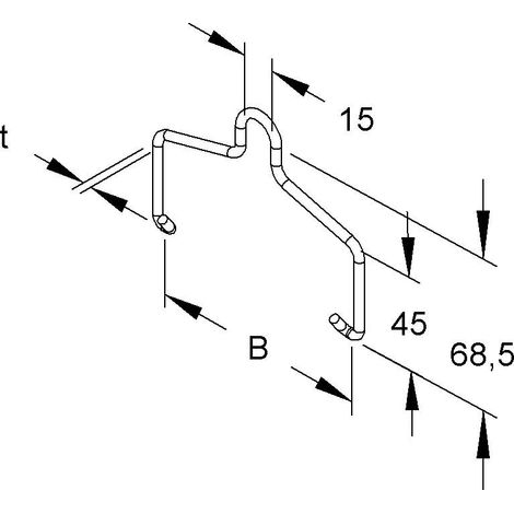 Niedax Einhängebügel REBA 100 DV (1/2)